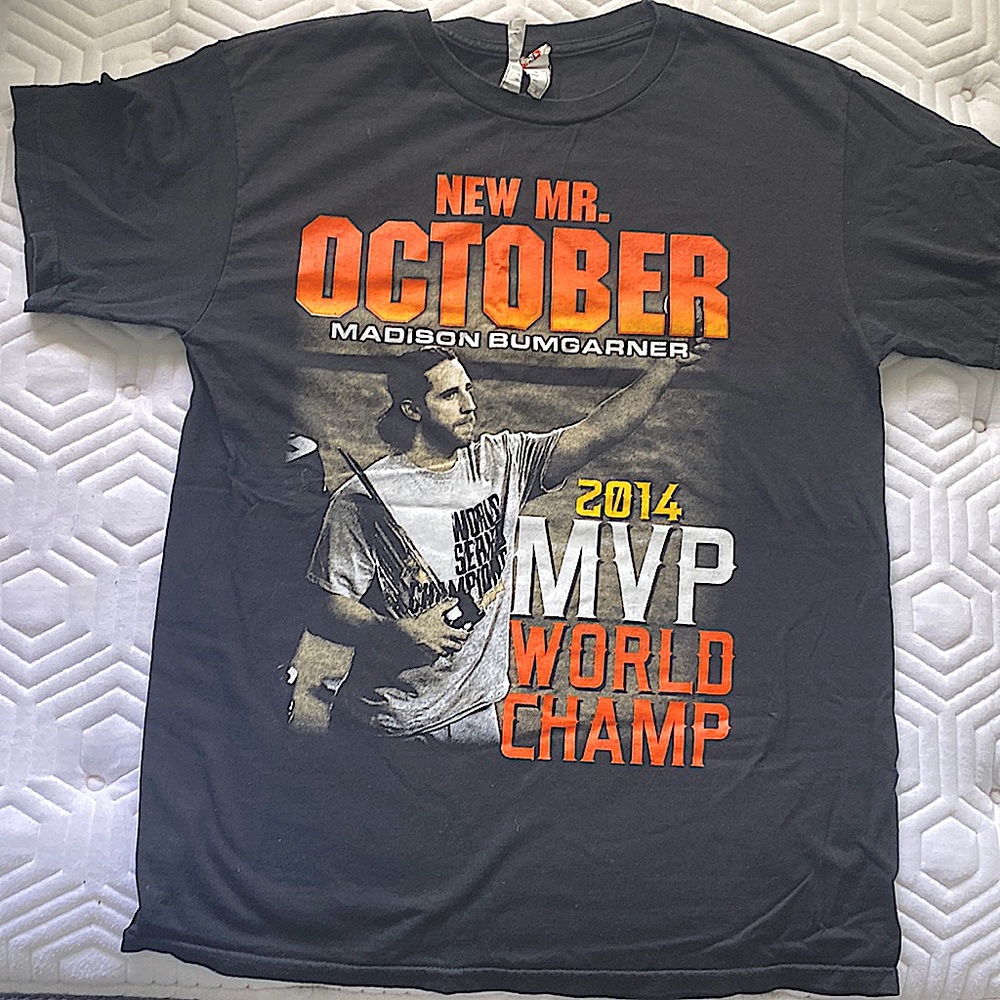 Vintage San Francisco Giants Mr.October 2014 championship edition T-shirt